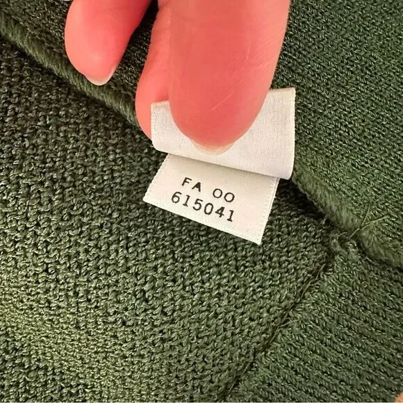 St. John Collection Green Zip Santana Knit Jacket Size 2 - Picture 15 of 15